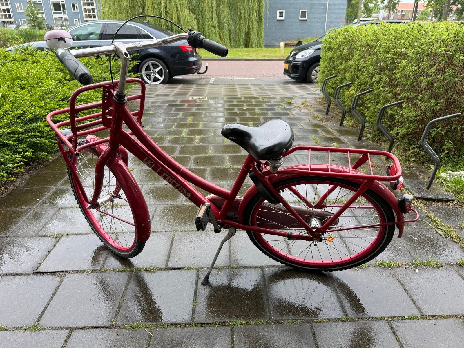 Meisjesfiets 24 inch - Ideaal voor 8-10 jaar, Velgrem, Ophalen of Verzenden, Handrem, Gebruikt