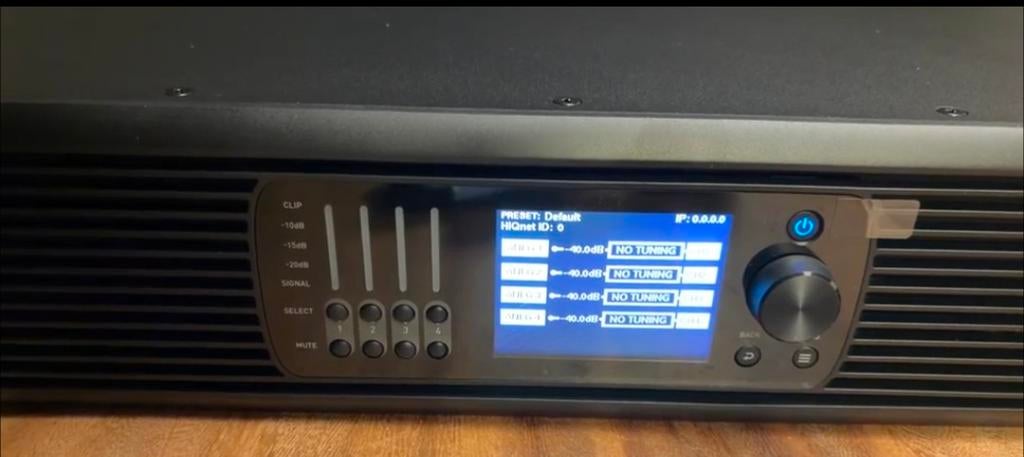 ✅JBL DSI MA4 (4x 700 watt 8 ohm) eindversterker nieuw DSP, Overige systemen, Info@verbuntaudio.nl, Nieuw, 120 watt of meer