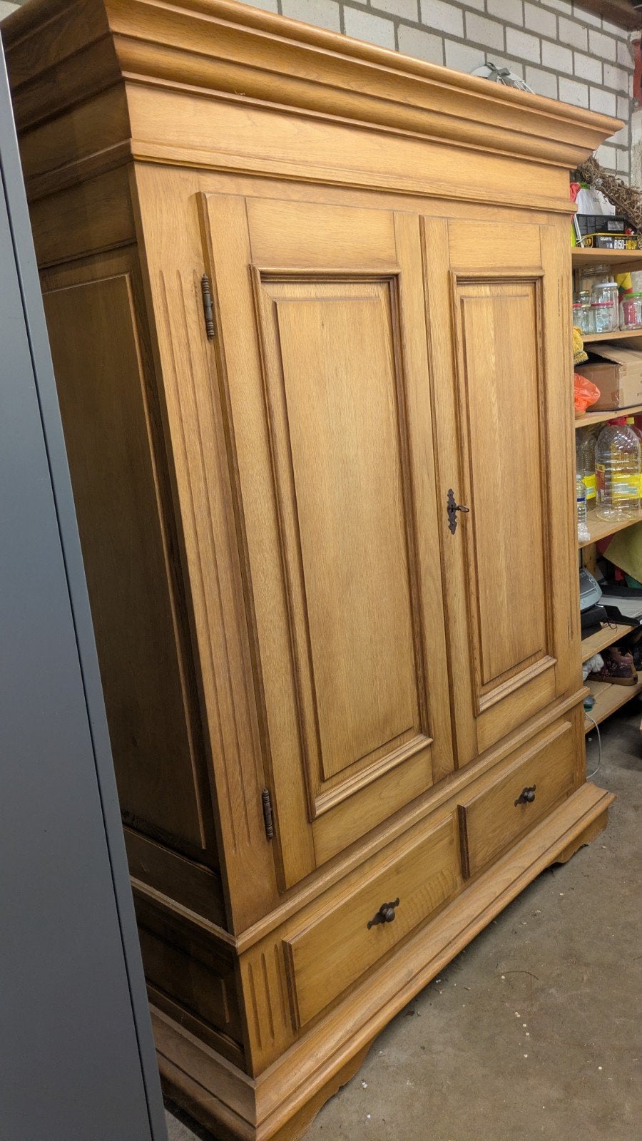 Te koop eiken kast, Huis en Inrichting, Kasten | Buffetkasten, Gebruikt, 150 tot 200 cm, Eikenhout, Ophalen of Verzenden