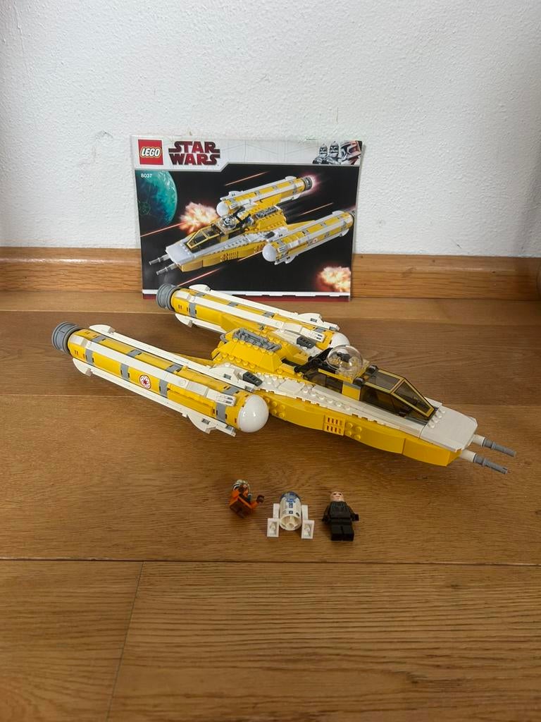 Lego Star wars 8037 Y-wing, Ophalen of Verzenden, Zo goed als nieuw