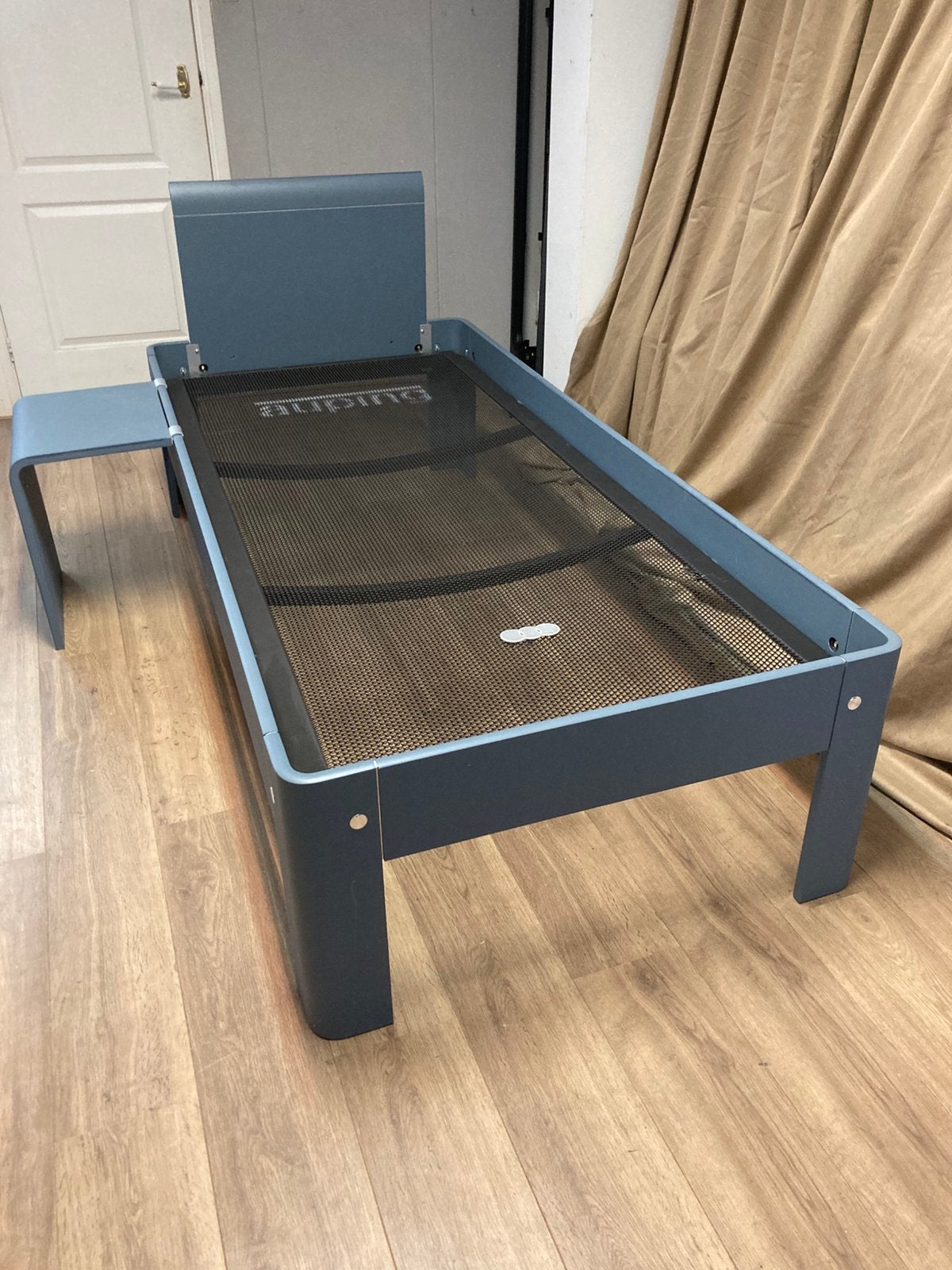 Auping Auronde 90x200 type 2000, Ophalen, 90 cm, Eenpersoons, Blauw