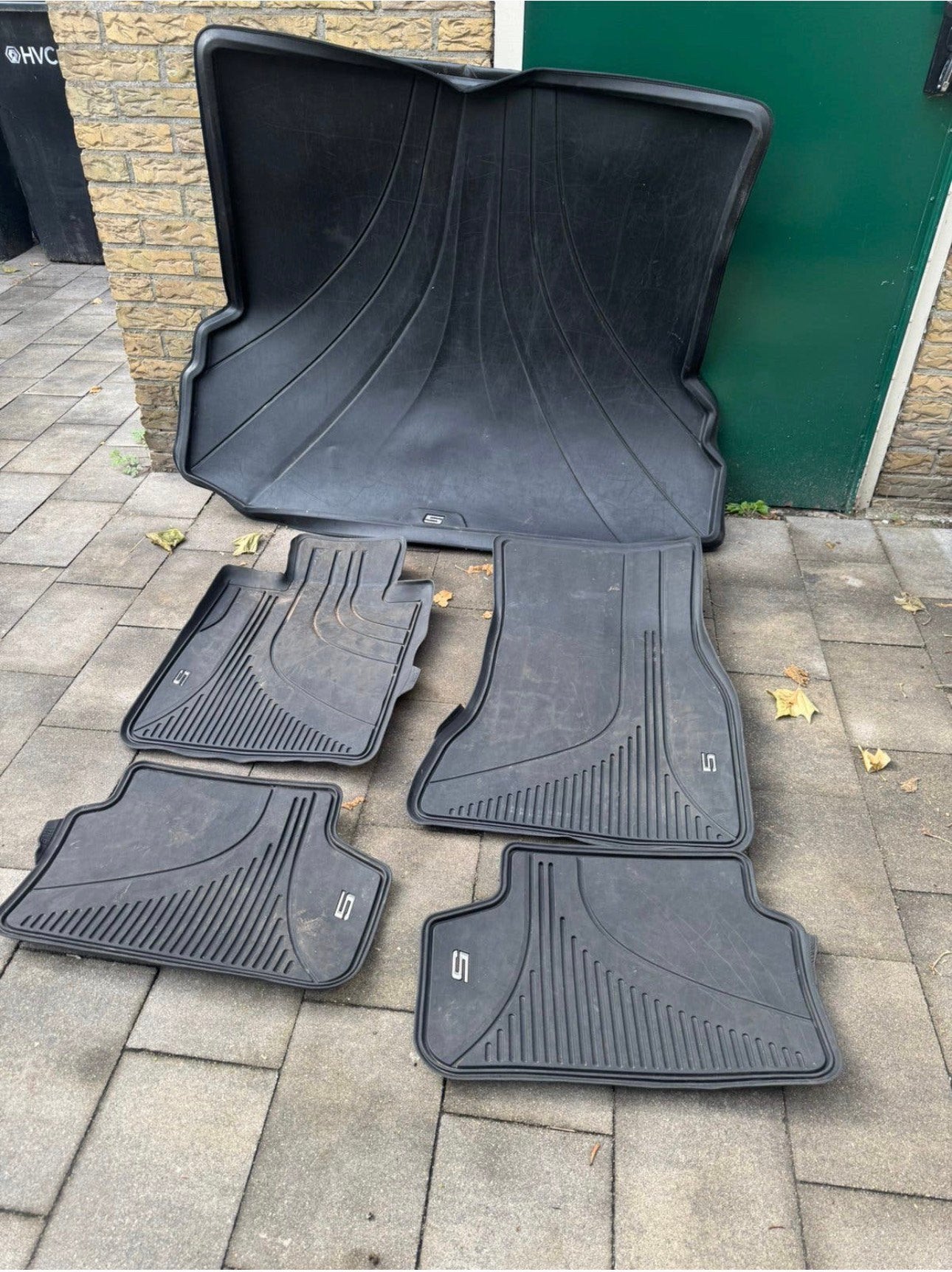 Rubber automatten bmw 5 serie, Auto diversen, Automatten, Ophalen of Verzenden, Zo goed als nieuw