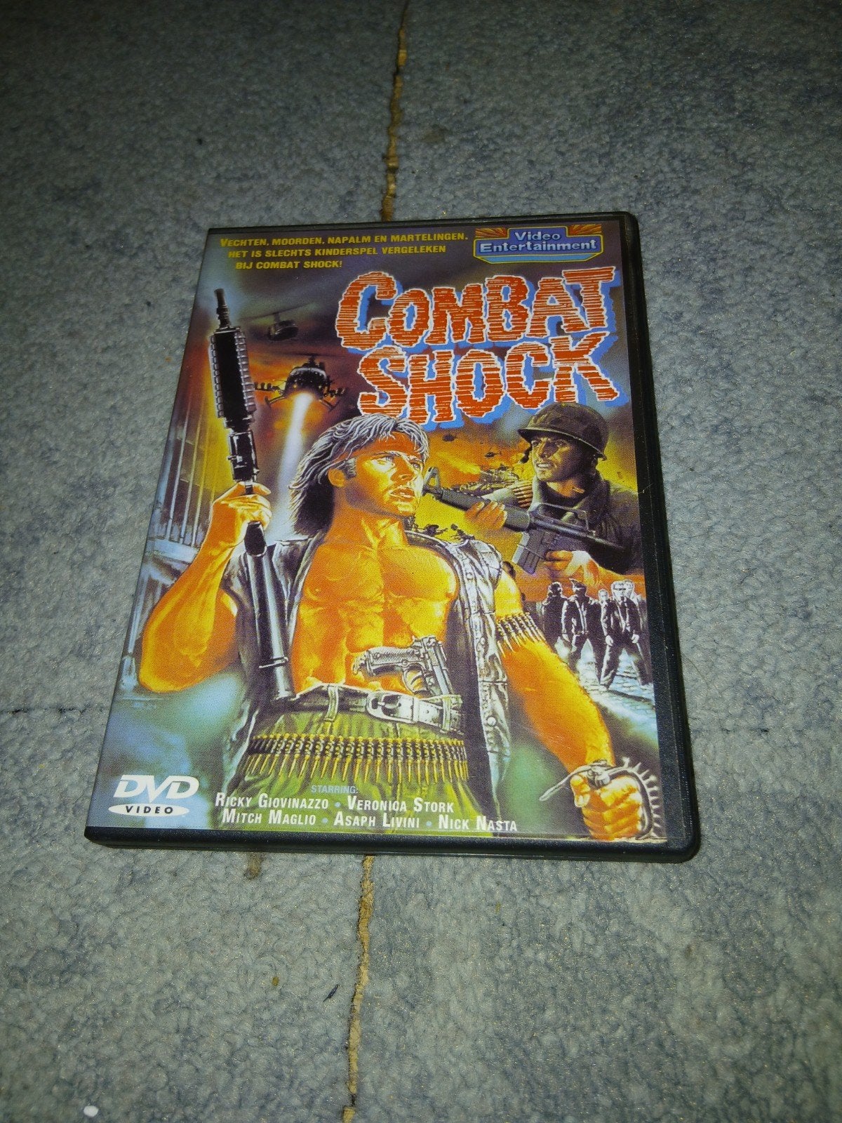 Combat Shock DVD - Actie/Oorlog film, Gebruikt, Vanaf 16 jaar, Actie, Ophalen of Verzenden