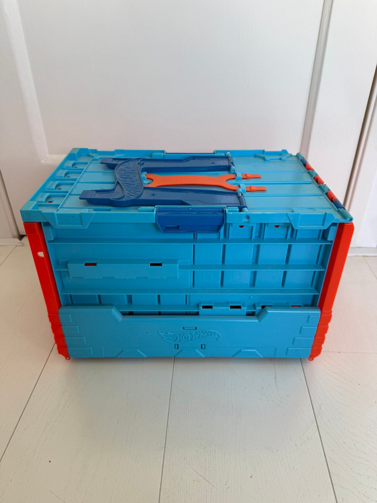 Hot Wheels Track Builder System Race Crate, Ophalen, Racebaan, Zo goed als nieuw, Hot Wheels