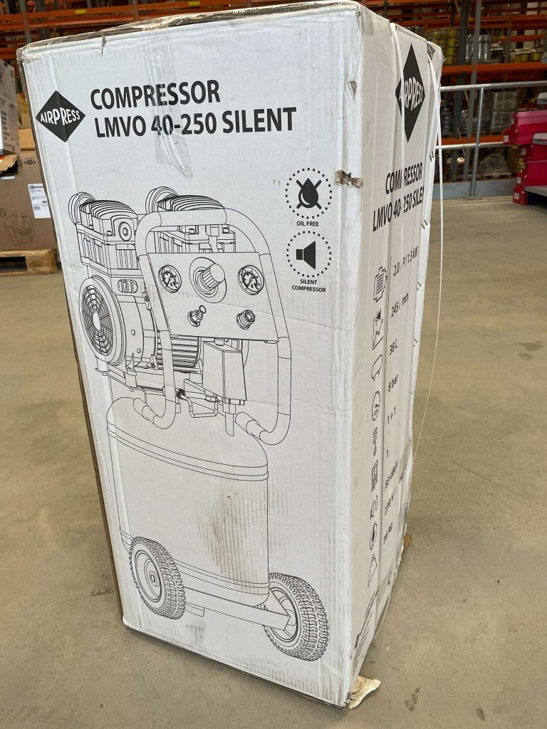 LMVO 40-250 stille olievrije Compres- 8 bar - 150L/MIN - 38L, Overige merken, Overige typen, Niet ingevuld, Nieuw