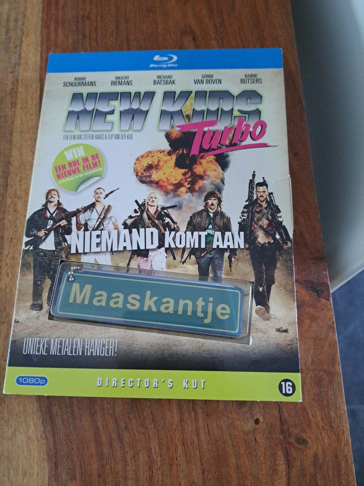 New Kids Turbo Blu-ray met unieke metalen sleutelhanger, Ophalen of Verzenden, Zo goed als nieuw, Nederlands
