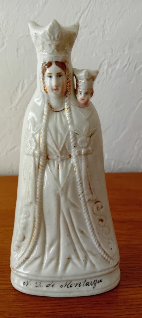 Mooi oud mariabeeldje, Ophalen of Verzenden, Zo goed als nieuw, Beeld(je), Christendom | Katholiek