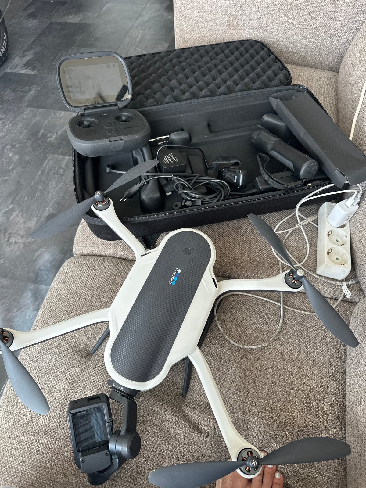 GoPro Karma Drone met controller en accessoires, Gebruikt, Cameradrone, Geen camera, 900 gram tot 4 kilo