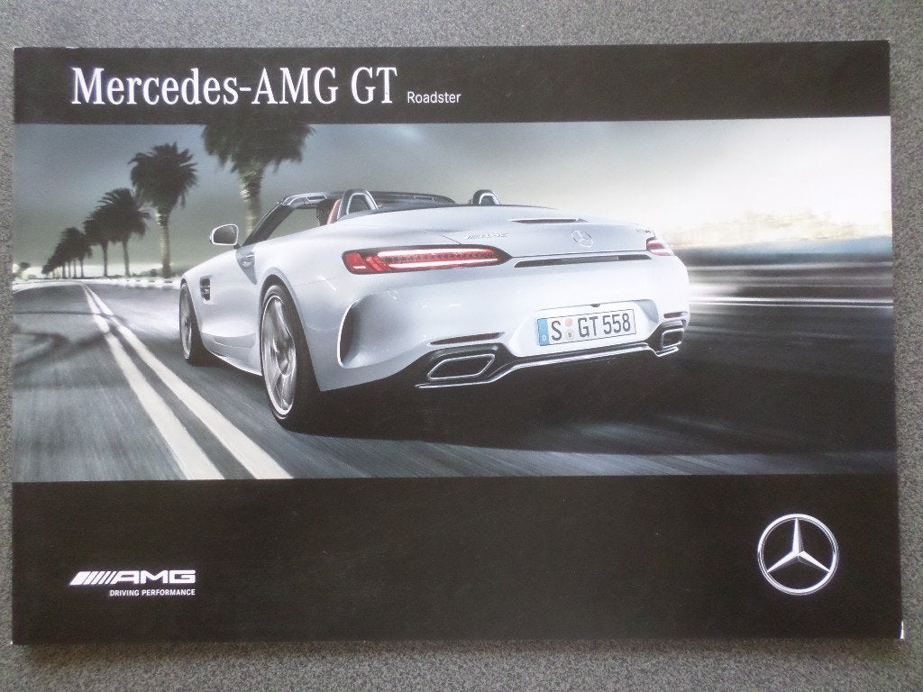 Mercedes AMG GT Roadster 2016 Brochure, Ophalen of Verzenden, Zo goed als nieuw, Mercedes