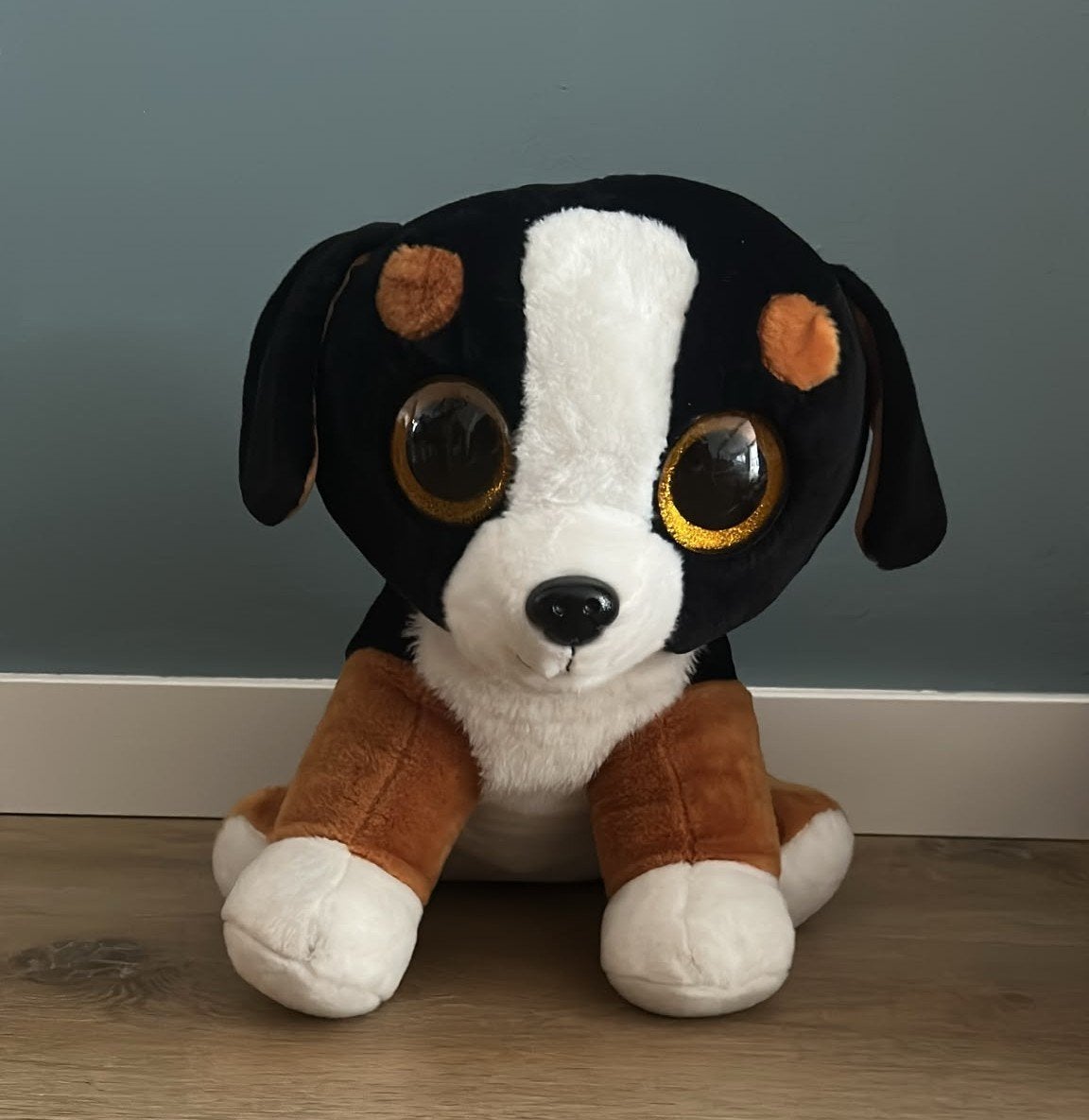 Ty hond Roscoe, 40 cm - Zoekt nieuw baasje!, Gebruikt, Zwart, Middelgroot (20 tot 80 cm), Ty