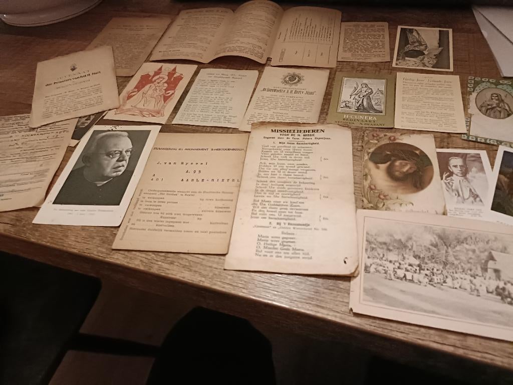 Oude prentjes e.d, Ophalen, Gebruikt