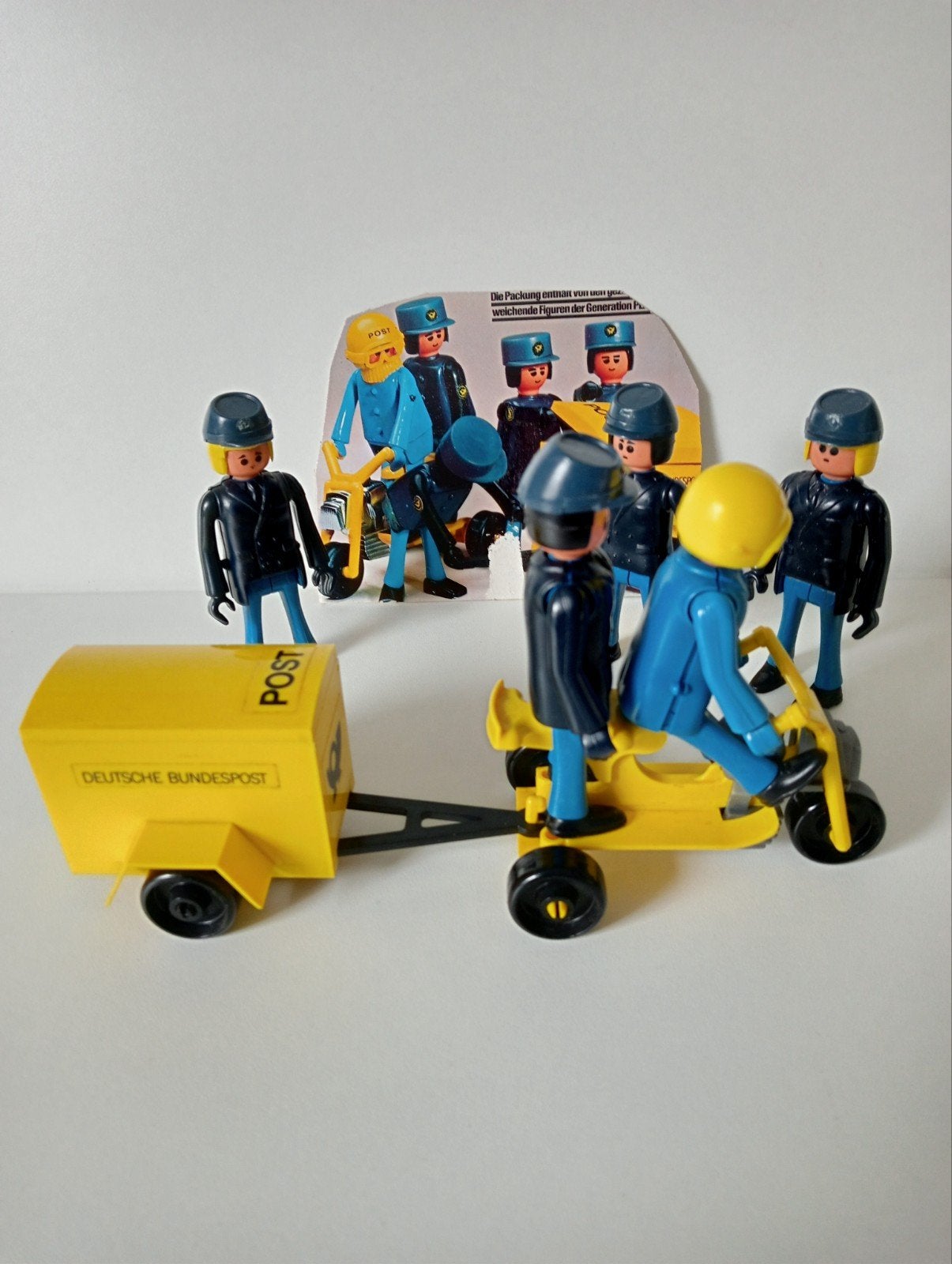 Playmobil Deutsche Bundespost met aanhanger en figuren, Complete set, Voertuig, Nieuw, Ophalen of Verzenden