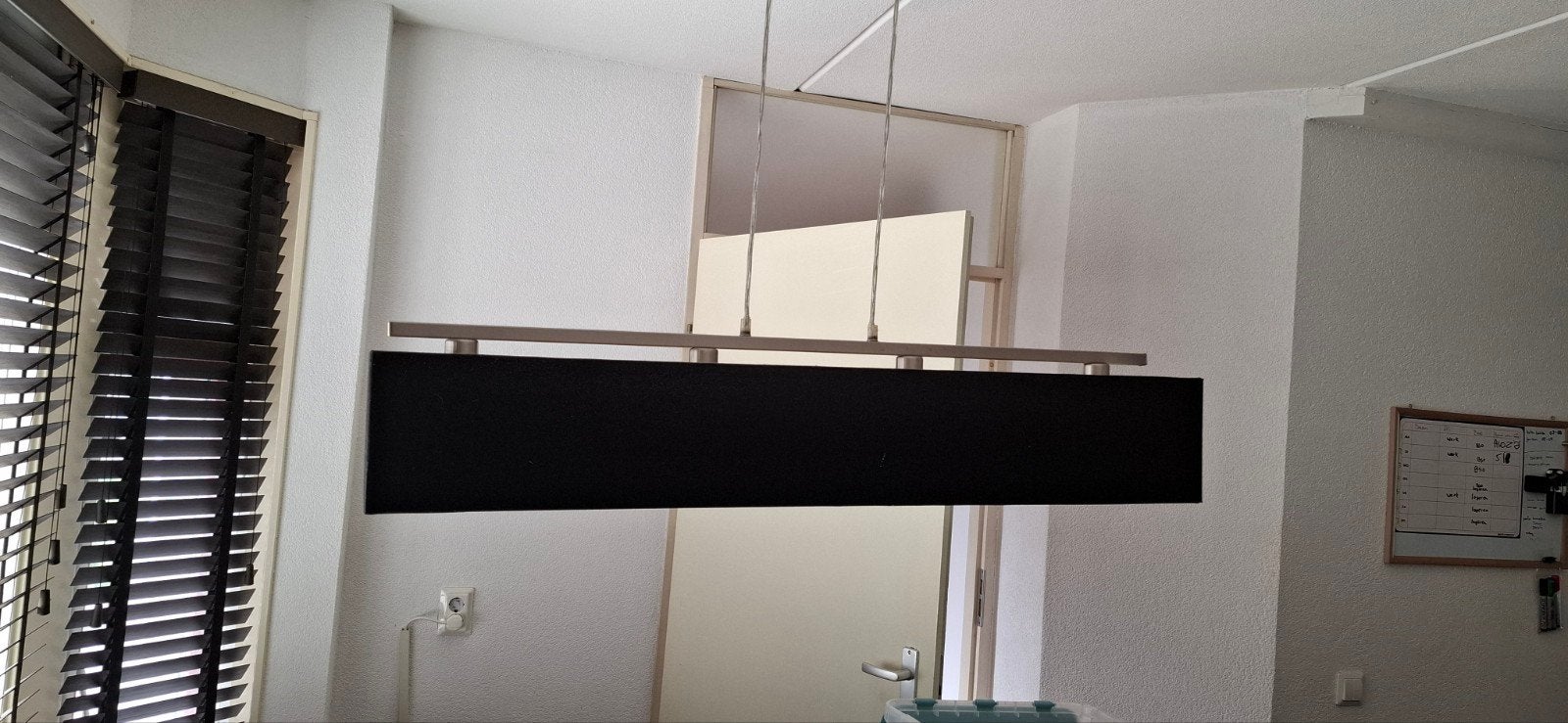 eettafel lamp, Ophalen, Gebruikt, Textiel, E27 (groot)