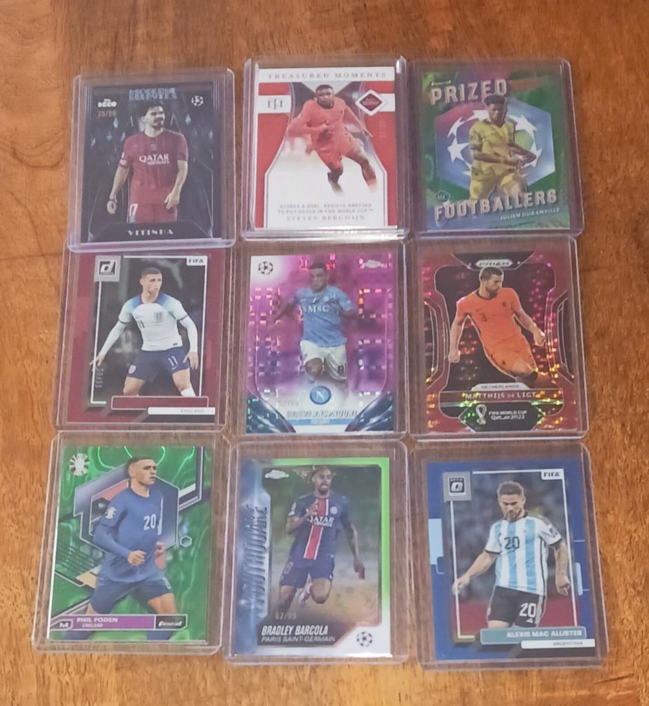 Voetbal kaarten ( 8x ) genummerde/99 (3,50 p.s), Ophalen of Verzenden, Nieuw, Buitenlandse clubs, Spelerskaart