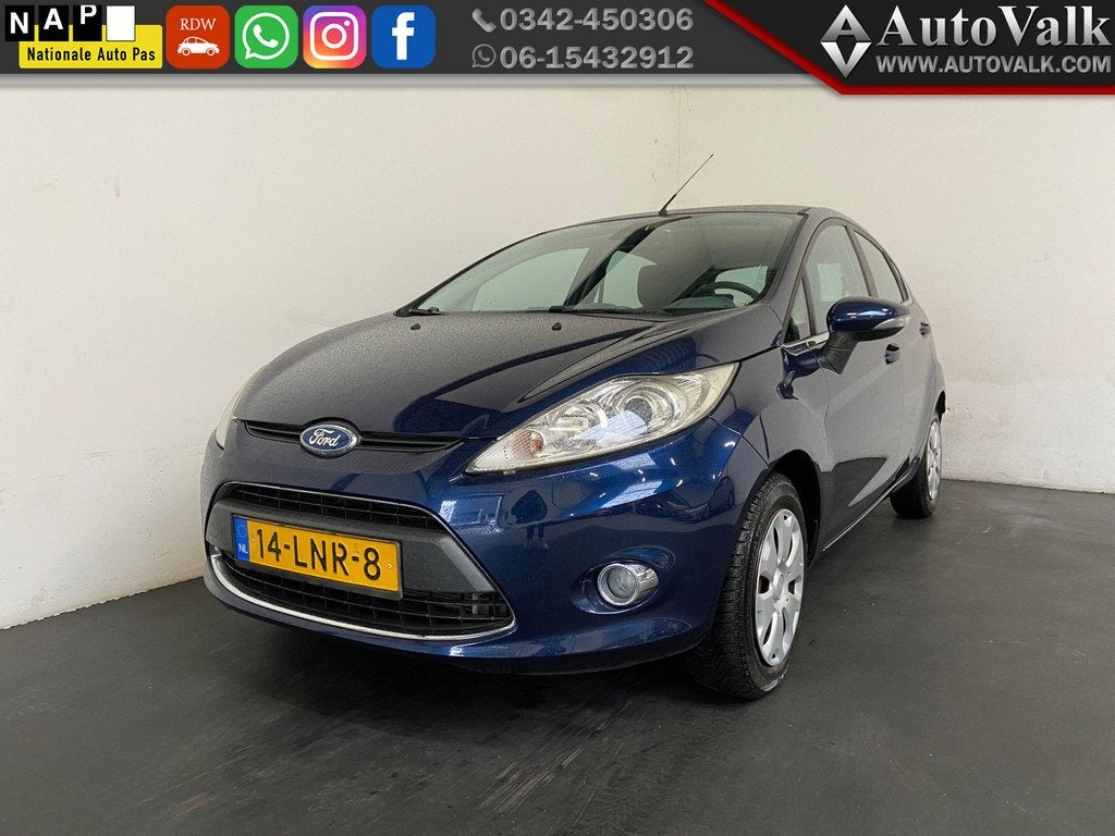 Ford Fiesta 1.25 Titanium. Clima. Cruise! (bj 2010), Auto's, Voorwielaandrijving, Euro 5, 1242 cc, Electronic Stability Program (ESP)
