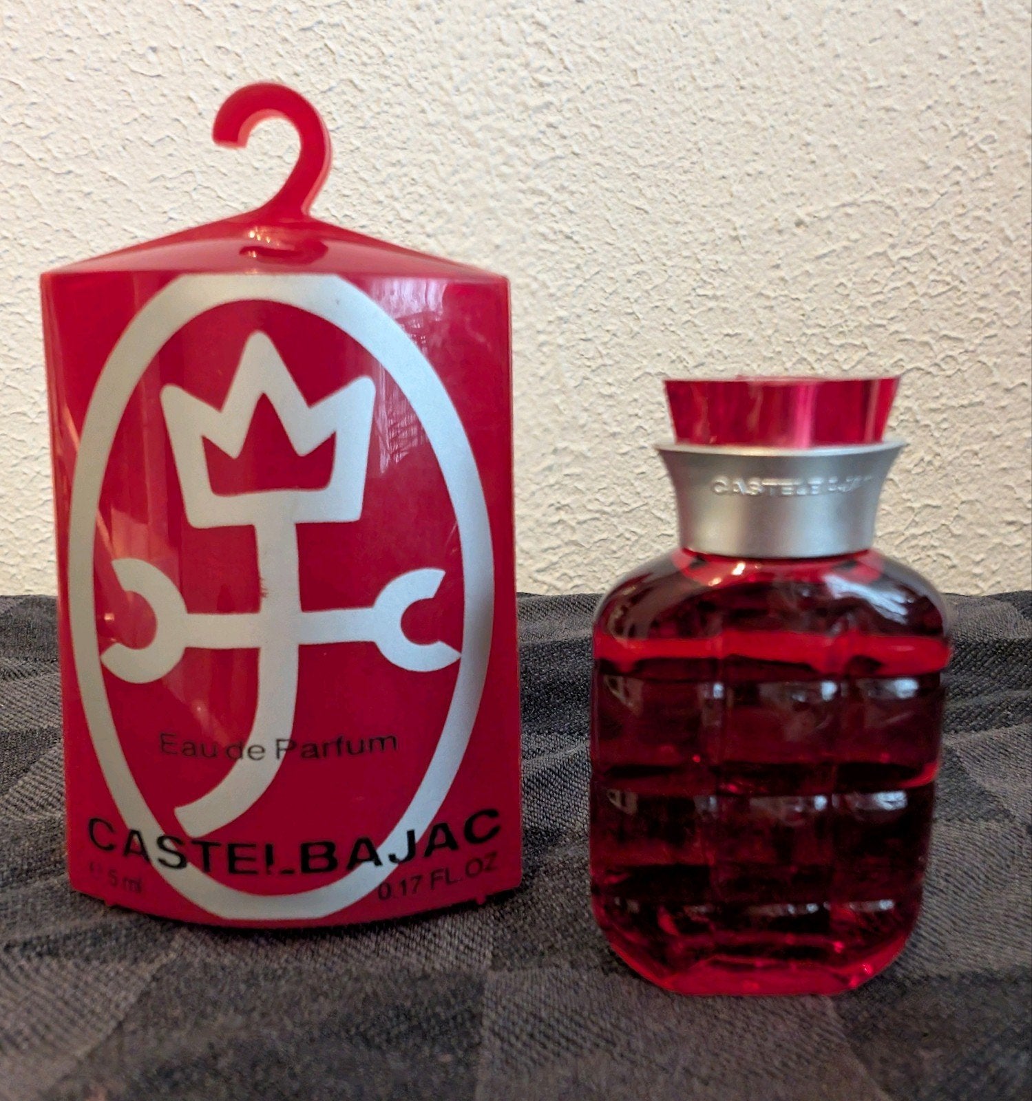 Vintage Castelbajac Paris Eau de Parfum miniatuur (5ml), Verzenden