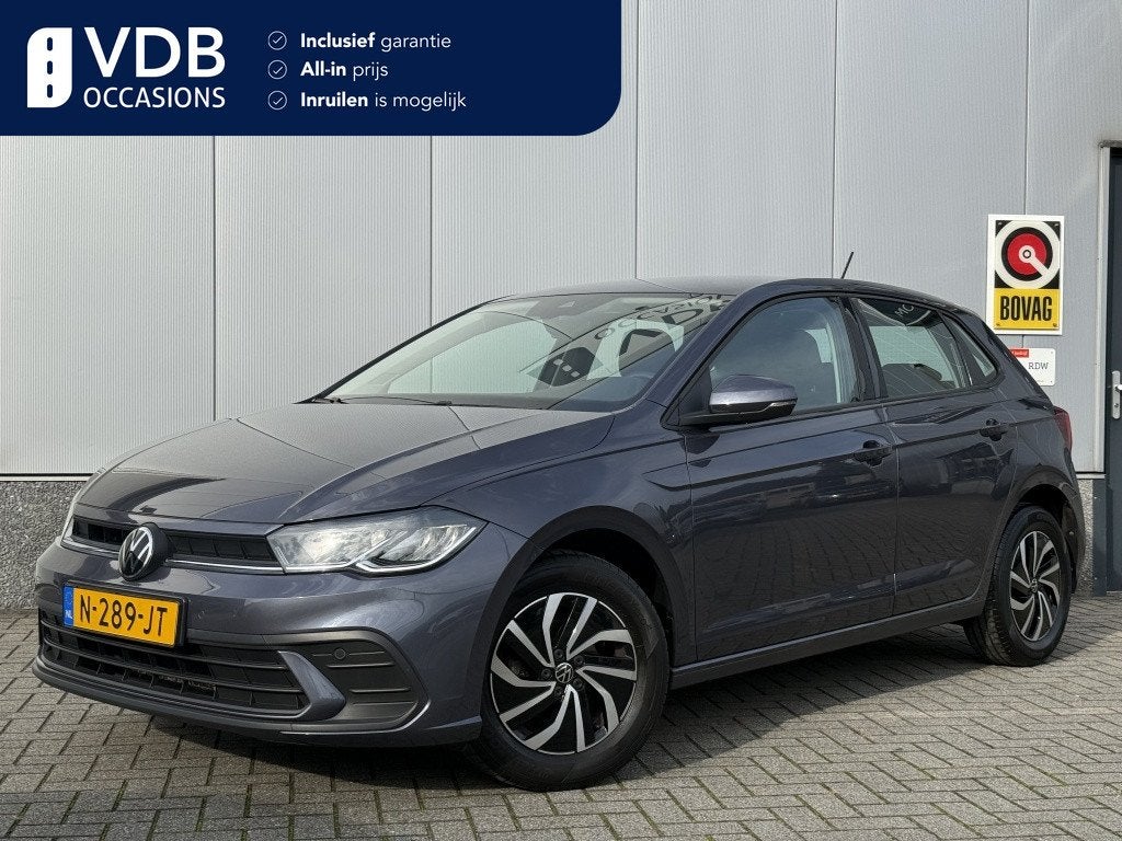 Volkswagen Polo 1.0 TSI Life Park. sensoren | CarPlay | ACC, Auto's, Voorwielaandrijving, 12 maanden, Stof, Gebruikt