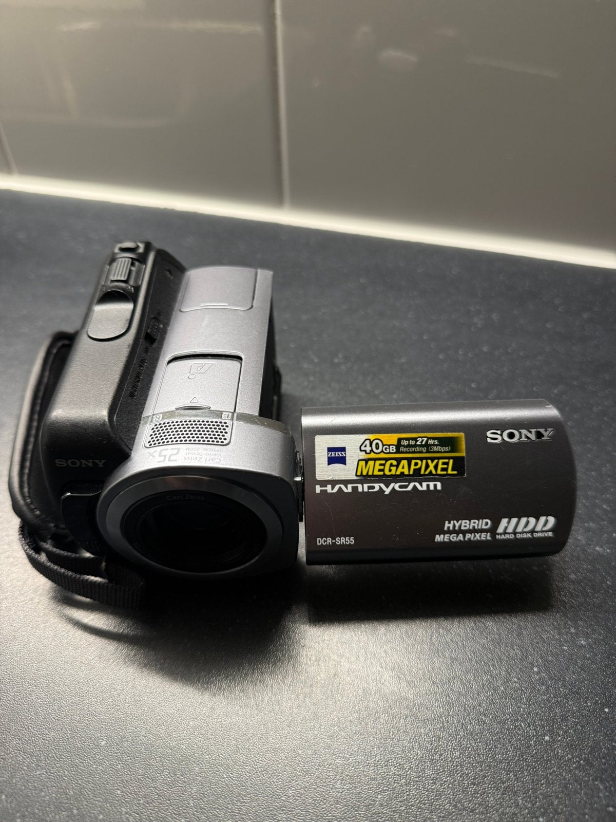 Sony DCR-SR55 + MiniDV handycam, Ophalen of Verzenden, Zo goed als nieuw, Sony, 20x of meer