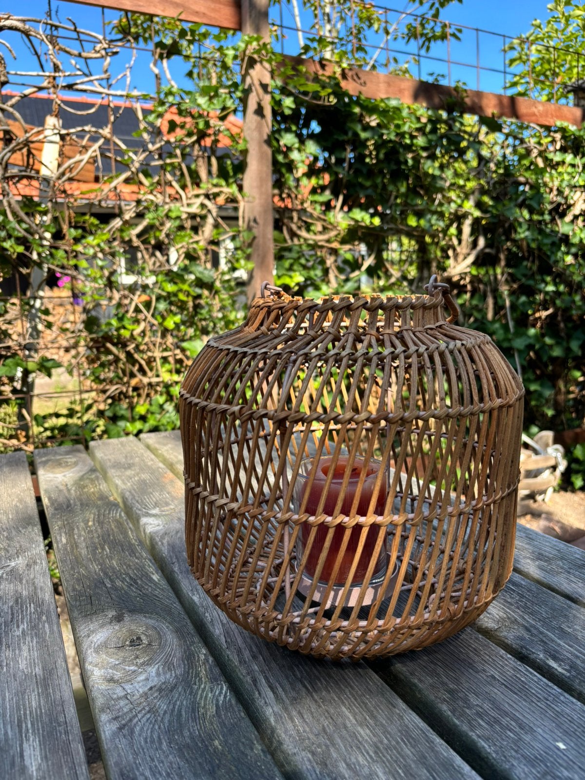 Windlicht lantaarn Dille & Kamille, Tuin en Terras, Ophalen of Verzenden, Zo goed als nieuw