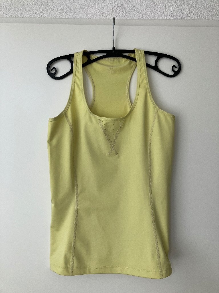 Geel Sportsinglet maat S, Geel, Ophalen of Verzenden, Fitness of Aerobics, Maat 36 (S)