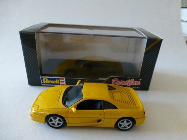 Detailcars 291 Ferrari F 335 Coupe 1994 geel, Hobby en Vrije tijd, Modelauto's | 1:43, Ophalen of Verzenden, Zo goed als nieuw