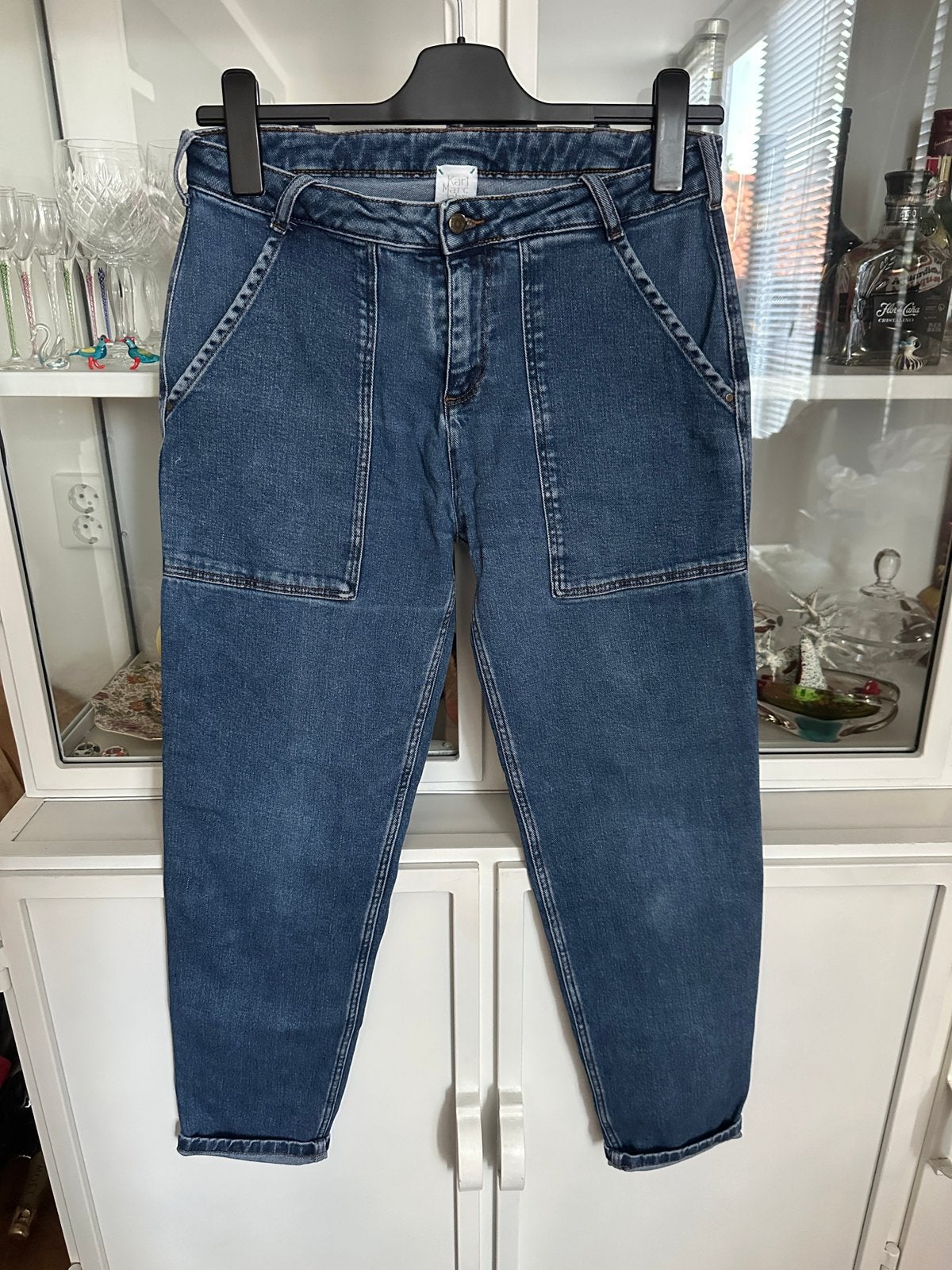 Jeans, Karl Marc John, utility, maat 42, Ophalen of Verzenden, Gedragen, Blauw, Overige jeansmaten