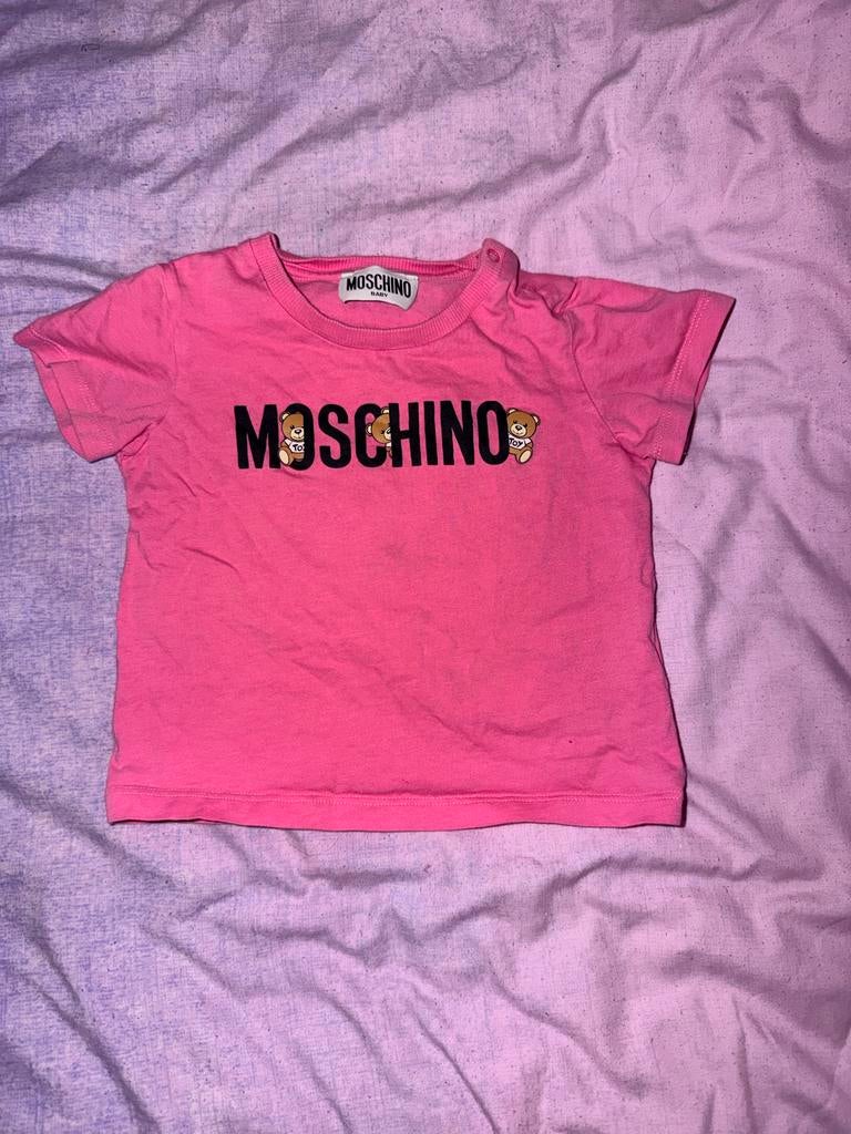 Moschino T-shirt baby 12-18 maanden, Ophalen of Verzenden, Gebruikt, Meisje