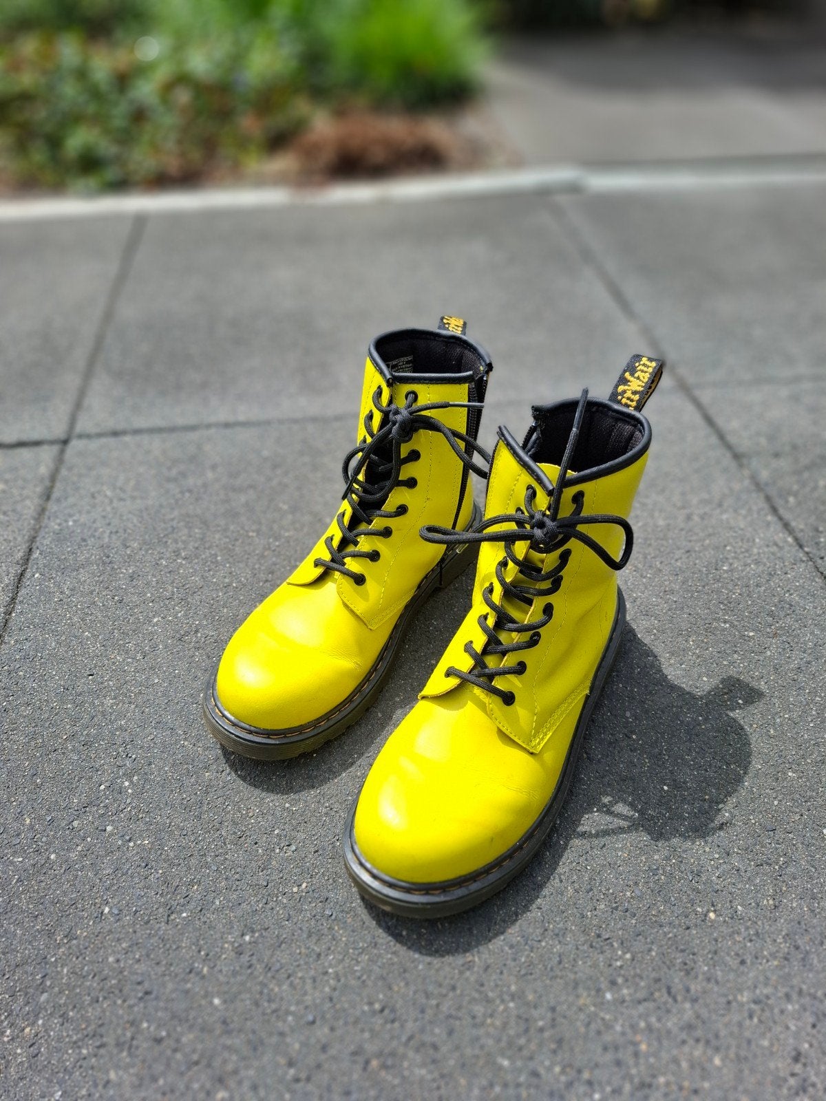 Dr. Martens laarzen geel maat 38, Geel, Lage of Enkellaarzen, Ophalen of Verzenden, Dr. Martens