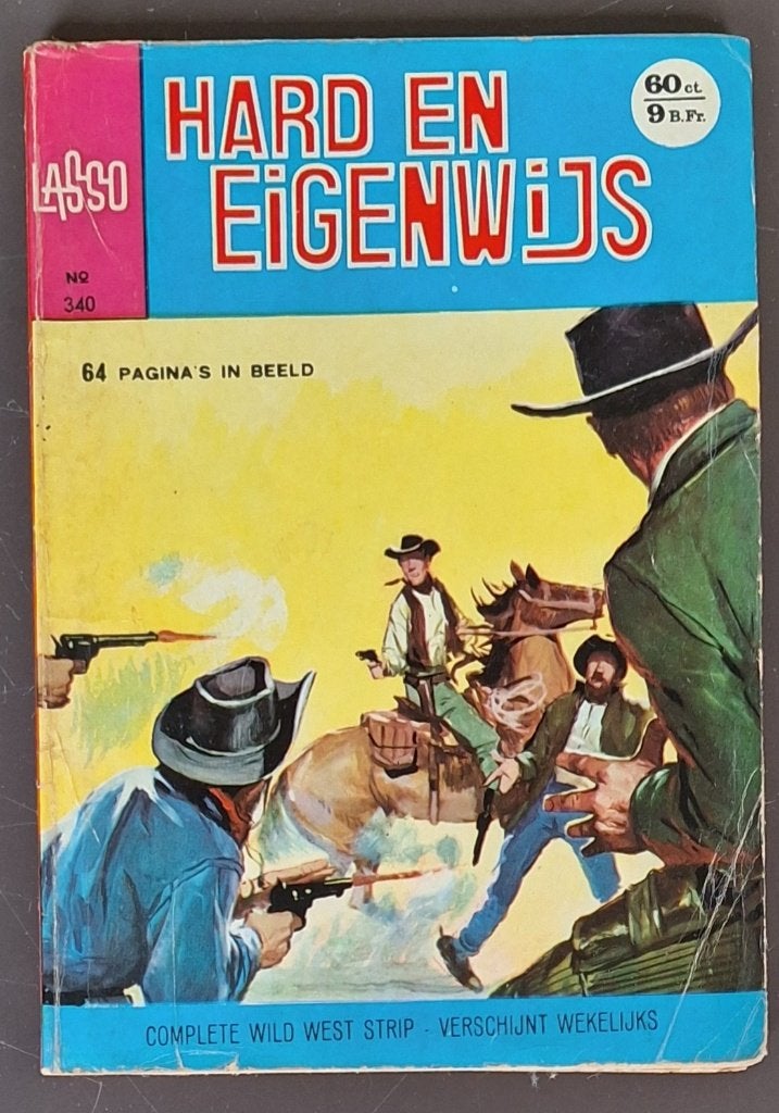Hard en eigenwijs - Lasso serie - nr 340, Boeken, Meerdere stripboeken, Ophalen of Verzenden, Gelezen