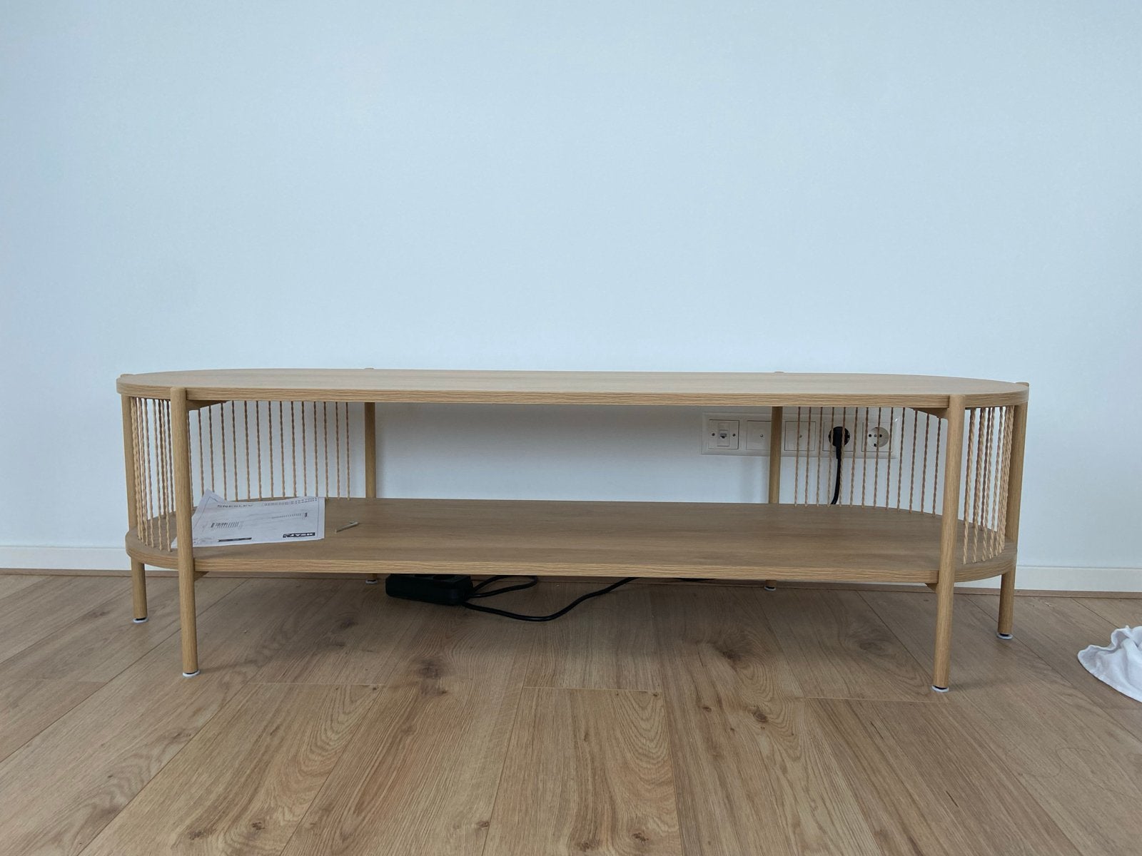 Jysk Sneslev Salontafel - Natuurlijk Eiken, 100 tot 150 cm, Ophalen of Verzenden, Zo goed als nieuw, Minder dan 100 cm
