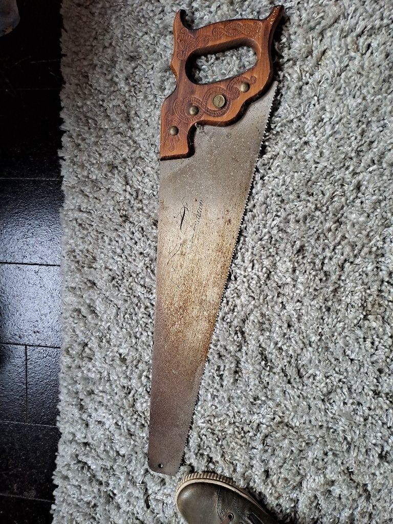 handzaag Sandvik, Ophalen of Verzenden, Gebruikt, Handzaag