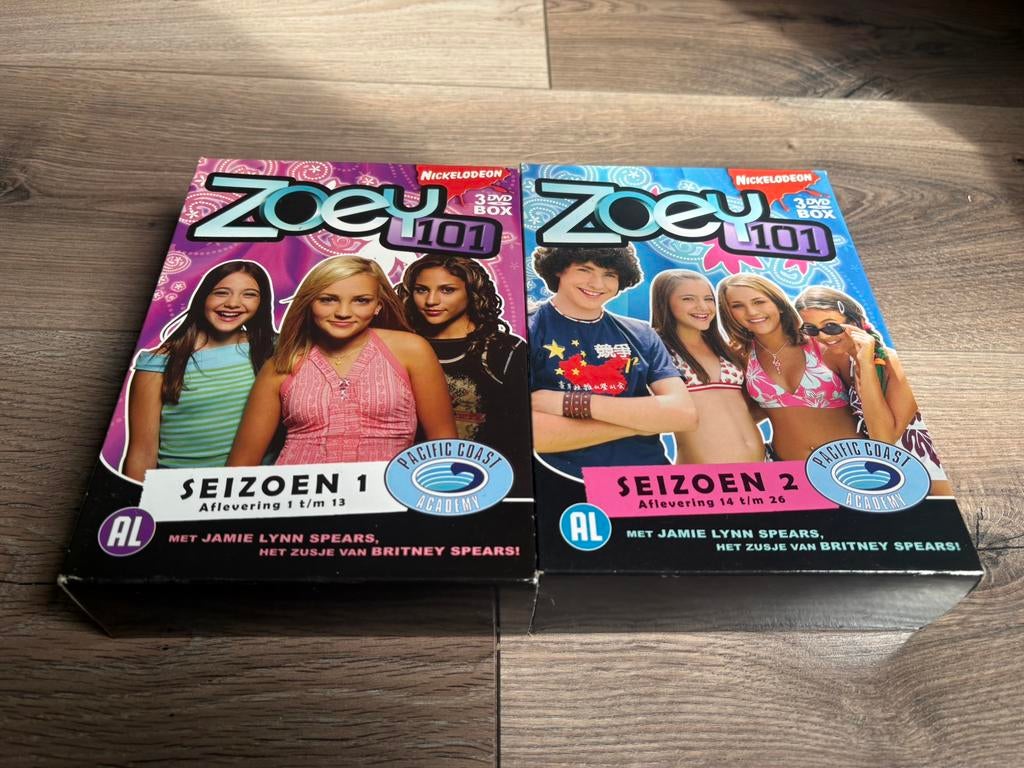 Zoey 101 seizoen 1&2, Cd's en Dvd's, Alle leeftijden, Ophalen of Verzenden, Zo goed als nieuw, Actie en Avontuur