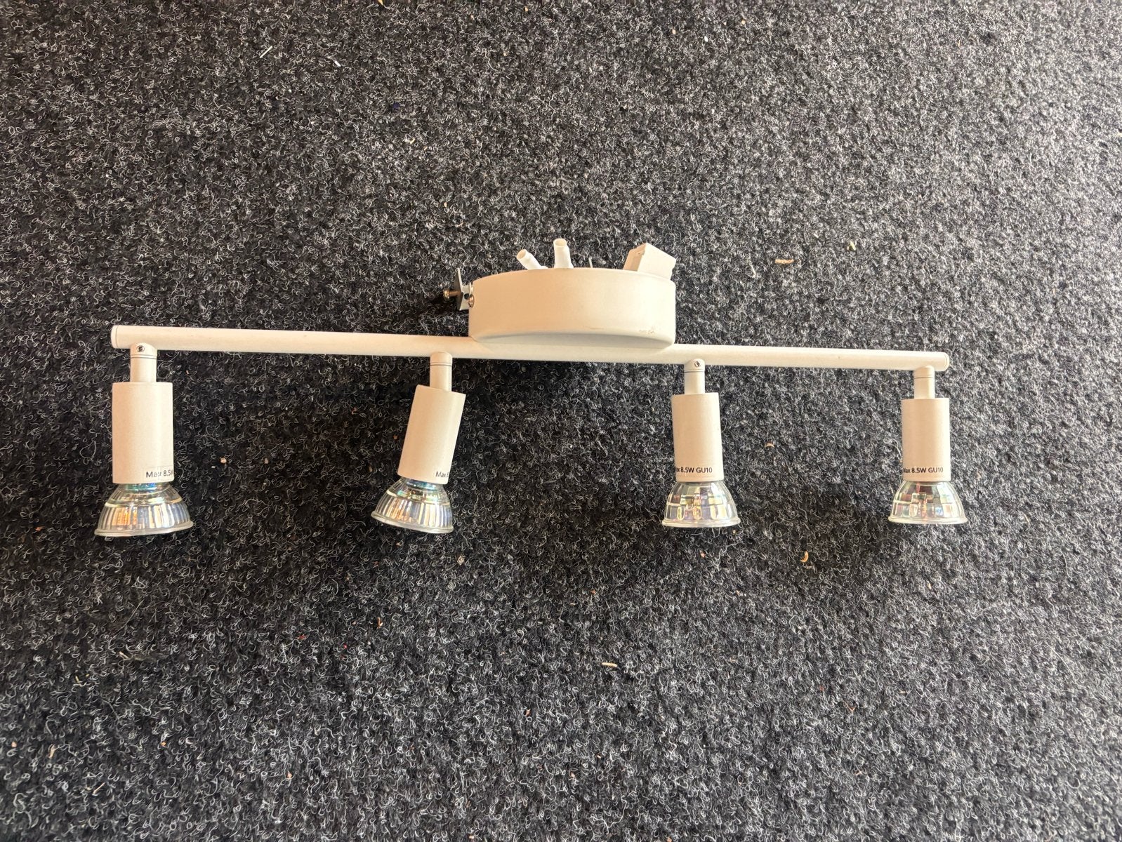 IKEA KRUSNATE Plafondspot met 4 spots, wit, Gebruikt, GU10, Ophalen of Verzenden, LED
