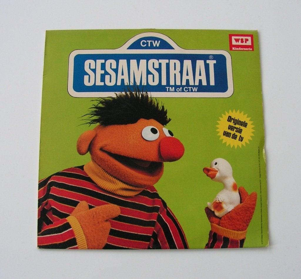 LP Sesamstraat, Cd's en Dvd's, Vinyl | Kinderen en Jeugd, LP, Gebruikt, Ophalen of Verzenden, 12 inch