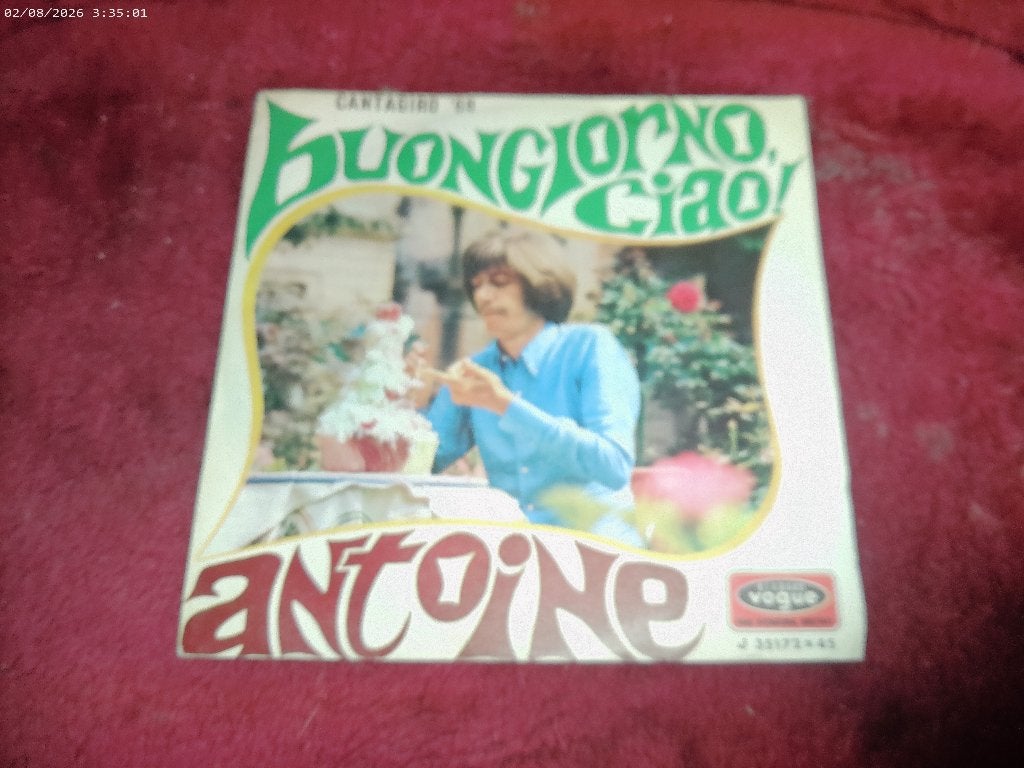 Antoine - Buongiorno Ciao, Fotohoes, 7 inch, Ophalen of Verzenden, Zo goed als nieuw