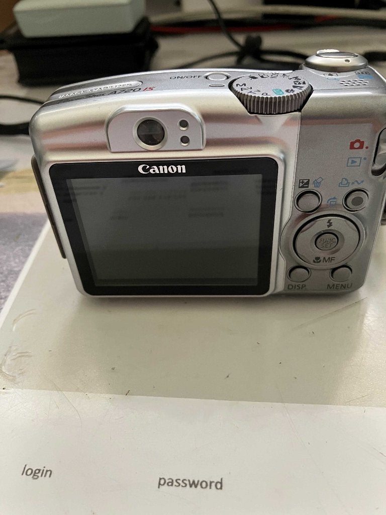 Canon PowerShot A720 IS Compactcamera met 8.0 MP, 8 megapixels, Gebruikt, Canon, Ophalen of Verzenden