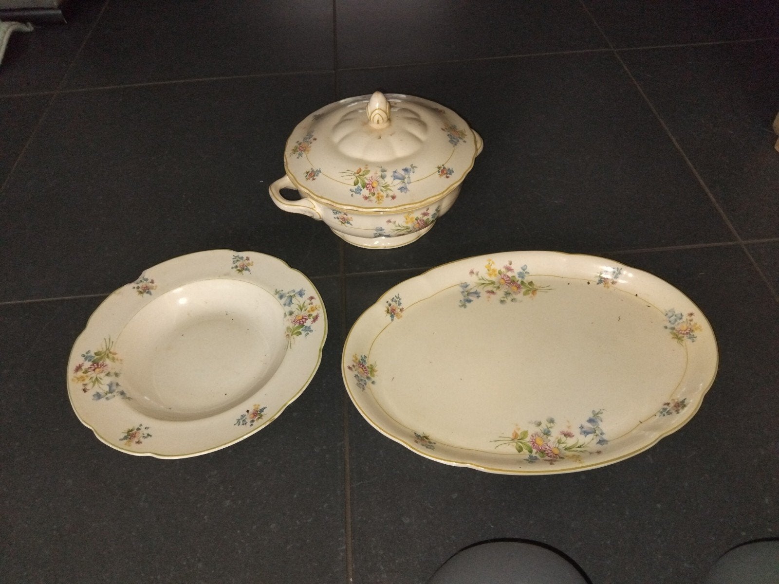 oud servies, Antiek en Kunst, Ophalen of Verzenden