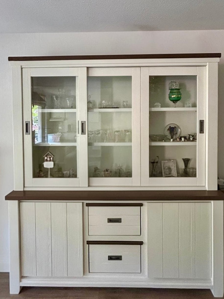 Te koop Henders & Hazel buffetkast, Ophalen, Met deur(en), Glas, 150 tot 200 cm