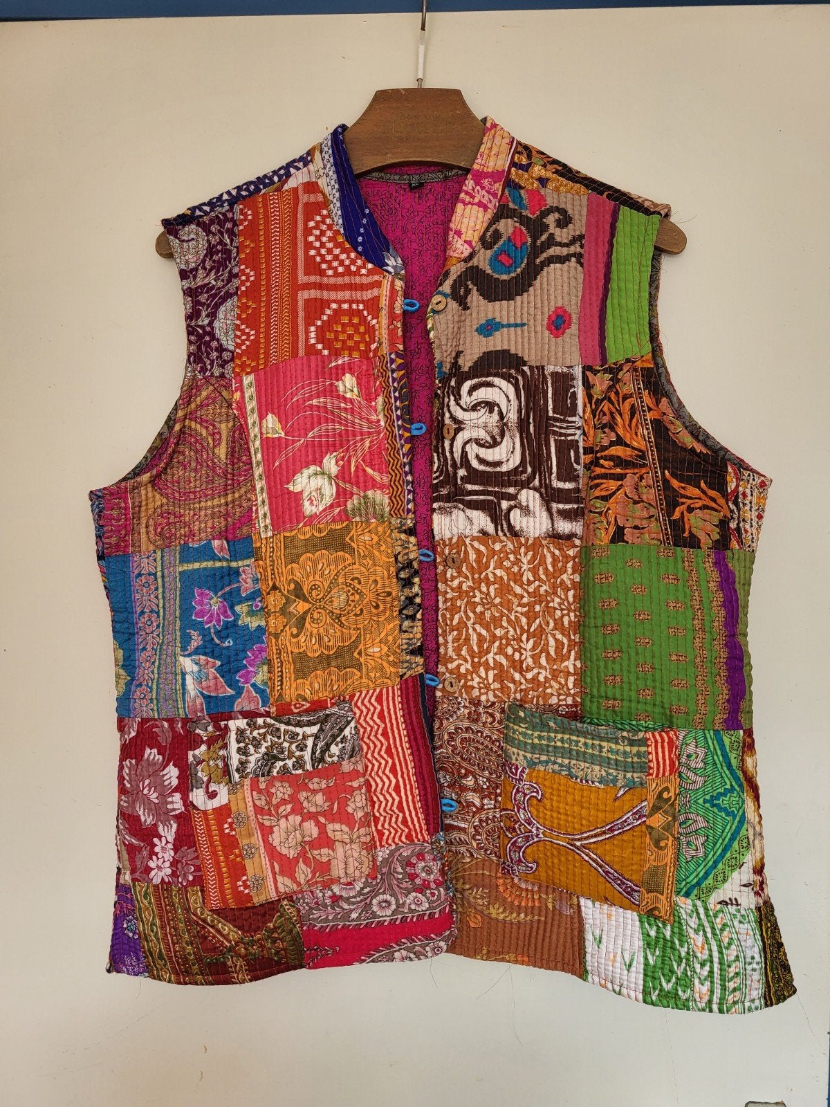 patchwork gilet, Kleding | Dames, Ophalen of Verzenden, Zo goed als nieuw