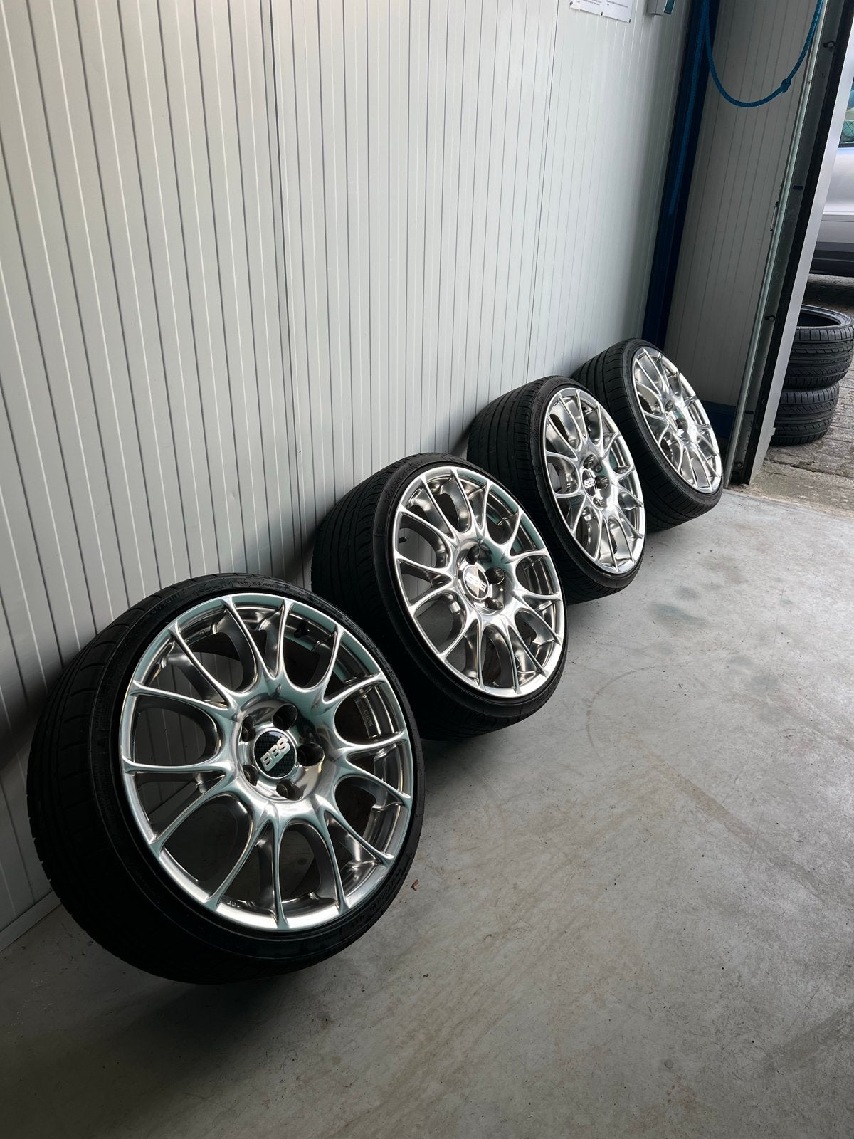 BBS CK011 velgen 18 inch met 5x112 5x100 adapters, Ophalen, 18 inch, Gebruikt, Banden en Velgen