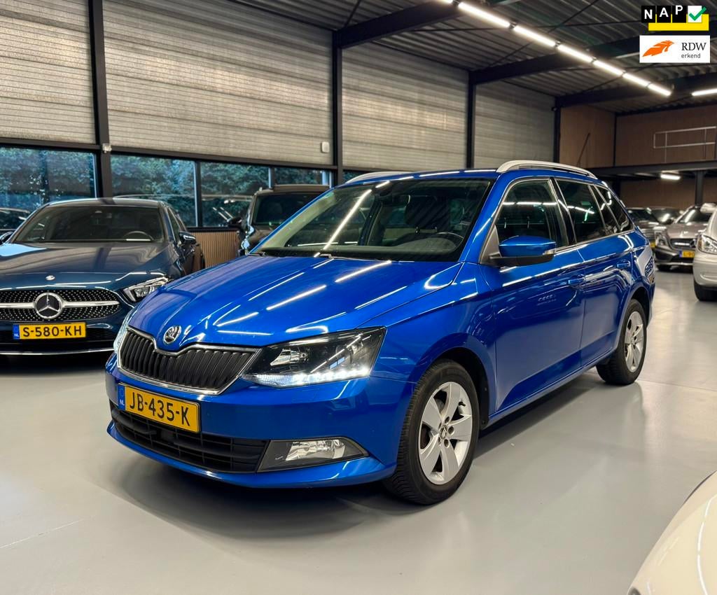 Skoda Fabia Combi 1.4 TDI Style Businessline Led/Clima/LM, Voorwielaandrijving, Gebruikt, Euro 6, Blauw