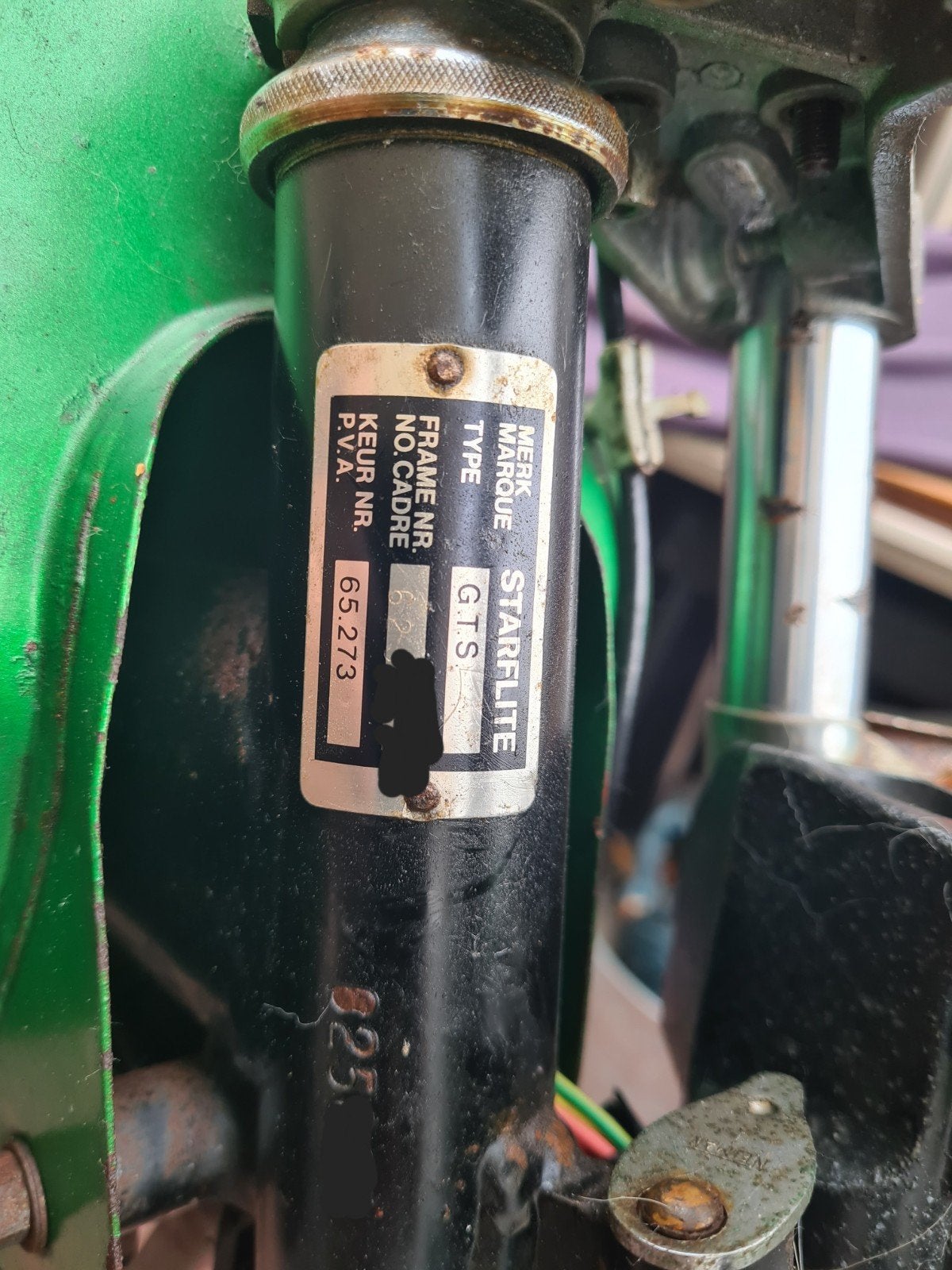 Batavus starflite gts50 export frame met achterbrug, Fietsen en Brommers, Ophalen of Verzenden