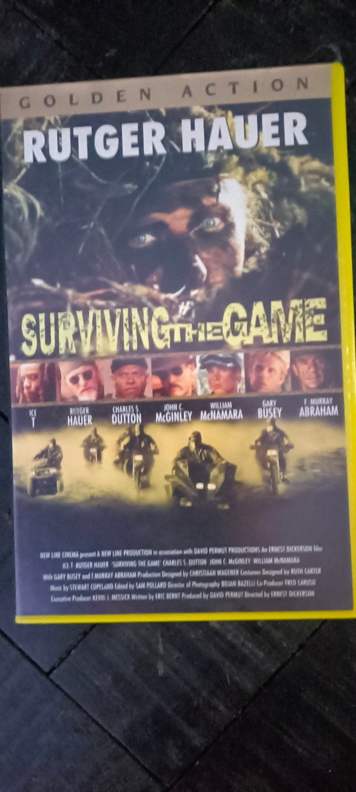 Rutger  Hauer  3 vhs video films lees  adv, Ophalen of Verzenden, Zo goed als nieuw