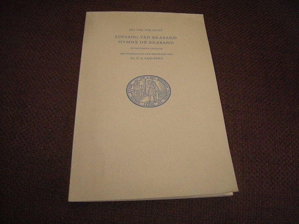 van der Noot - Lofsang van Braband, Hymne de Braband, Boeken, Ophalen of Verzenden, Gelezen