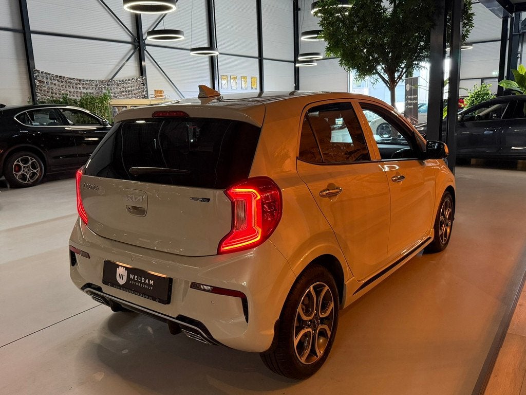 Kia Picanto 1.2 GT-Line|Automaat|Crème kleur|StoelVW|StuurV, Auto's, Kia, Gebruikt, Overige kleuren, Met garantie (alle), 4 stoelen