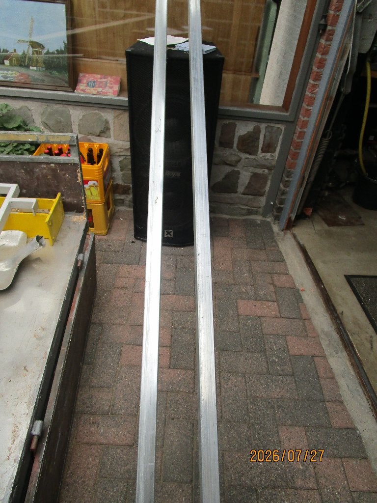 Gegalvaniseerde koker profielen 40 x40mm, Ophalen, Zo goed als nieuw, IJzer