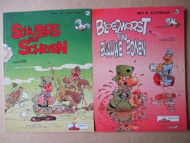 adv11393 wat n klotedag, Eén stripboek, Ophalen, Gelezen