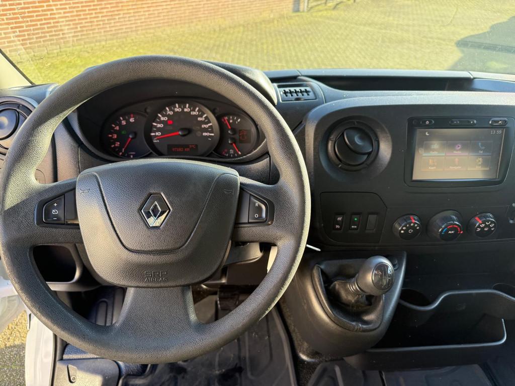 Renault Master T35 2.3 dCi L2H2 navi 3-zits camera 2x schuif, Auto's, Gebruikt, Euro 6, 4 cilinders, Renault