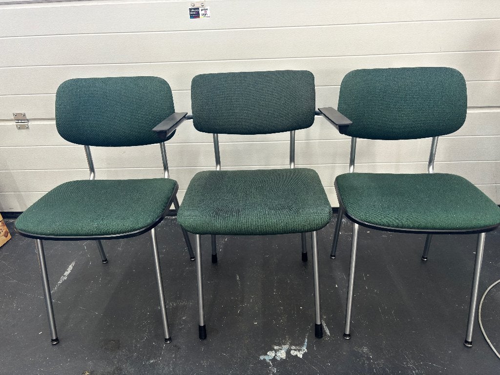 3 Gispen stoelen, Huis en Inrichting, Ophalen, Gebruikt, Overige kleuren, Drie