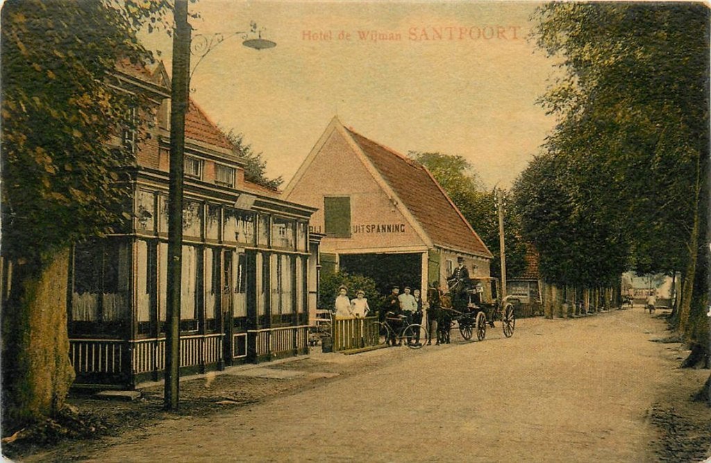 701-184-051 Santpoort Hotel De Wijman, Verzenden, Voor 1920, Noord-Holland